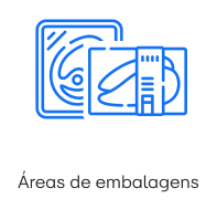 Áreas de embalagens